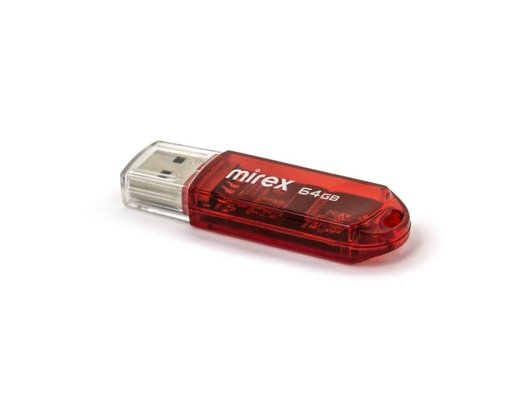 USB Флеш Mirex Elf 64GB, USB 2.0, Красный (Быт)